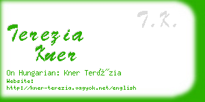 terezia kner business card